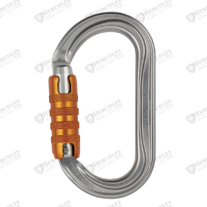 OK H-frame carabiner, oval TRIACT-LOCK