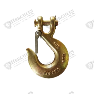 HOOK 1/4 CLEVIS SLIP YELLOW ZINC GR70